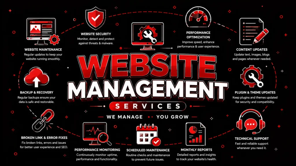image of website management